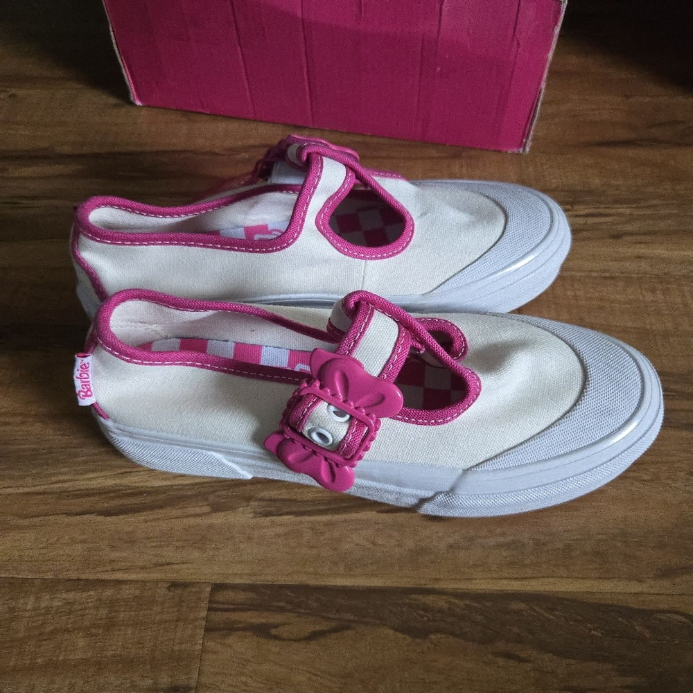 Vans Style 93 Dx Barbie Women Size 5 White Pink With Buckle 032026 - Picture 6 of 8
